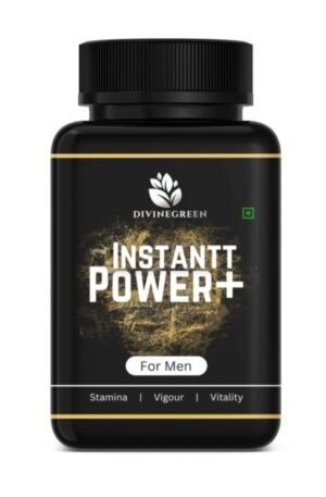 DivineGreen Instant Power+ Capsules for Men - Boost Stamina, Vigour, and Vitality